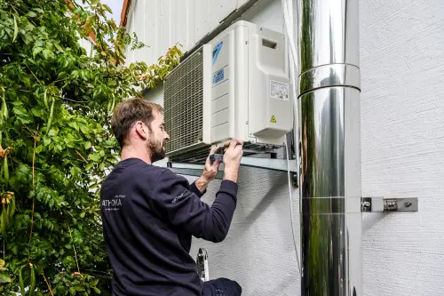 daikin-installation-wiesehahn-positionierung-aussengeraet
